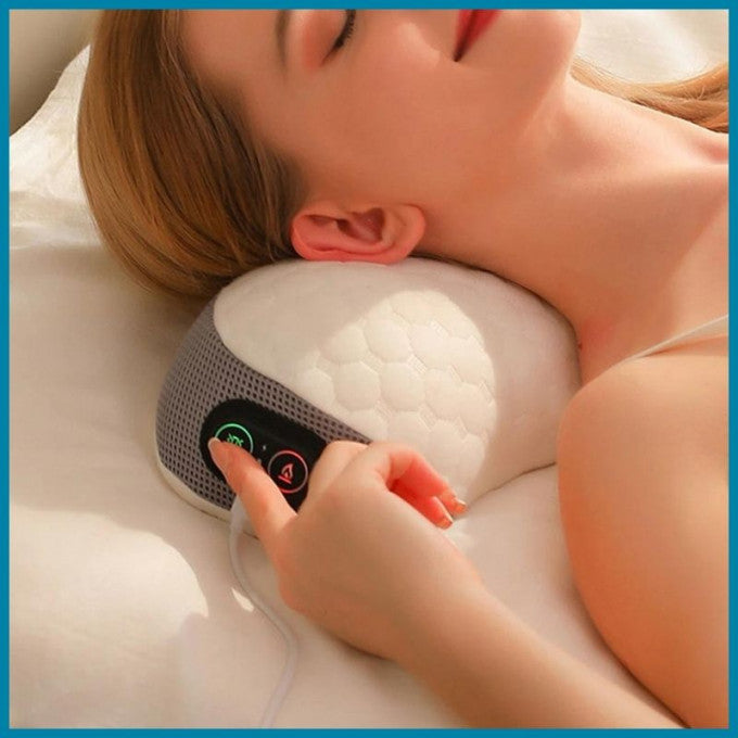 جهاز تدليك للرقبة يعمل بالاشعة والاهتزاز