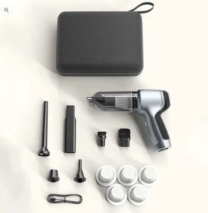 مكنسة ومضخة هواء لاسلكية صغيره 2 في 1 متعددة الاستخدام