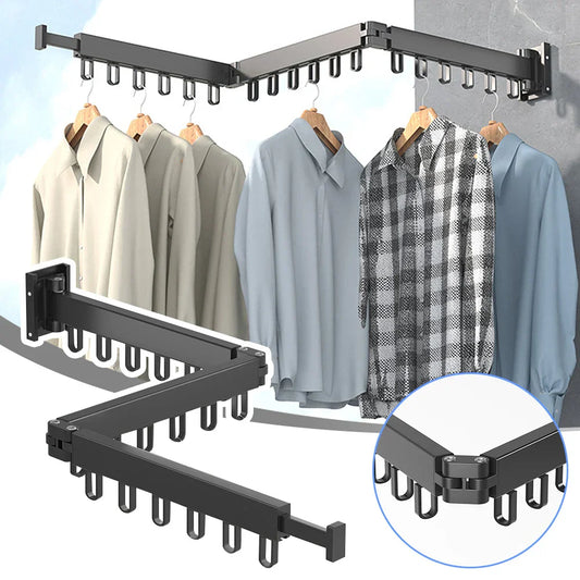 علاقة ملابس طويلة مميزة قابلة للطي