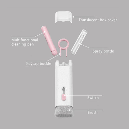 عدة تنظيف 7 في 1 للكيبورد والسماعات - Makfool