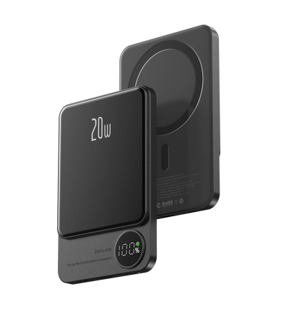 باور بانك ديجيتال مغناطيسي سريع بتصميم عصري - Makfool