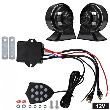 بوق السيارة الالكتروني ب10 نغمات مميزة UAE - Makfool