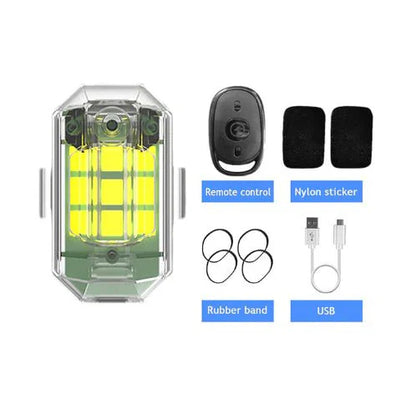 فلاشر السيارة 7ألوان مع ريموت تحكم LED™ (قطعتين) - Makfool