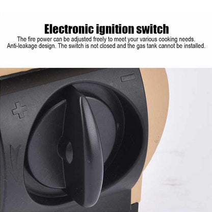 غاز البر المحمول القابل للطي للتخييم والرحلات (ضمان سنة) - Makfool