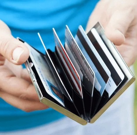 حافظة بطاقات ستانليس مميزة - Makfool