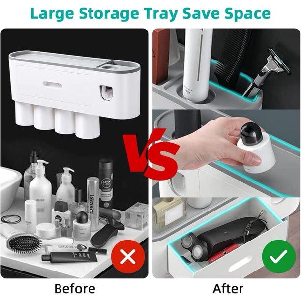 حامل فرش الأسنان متعدد الوظائف - Makfool