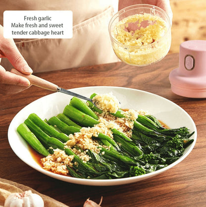 خلاط البصل والثوم والفلفل والخضروات يعمل بالشحن - Makfool