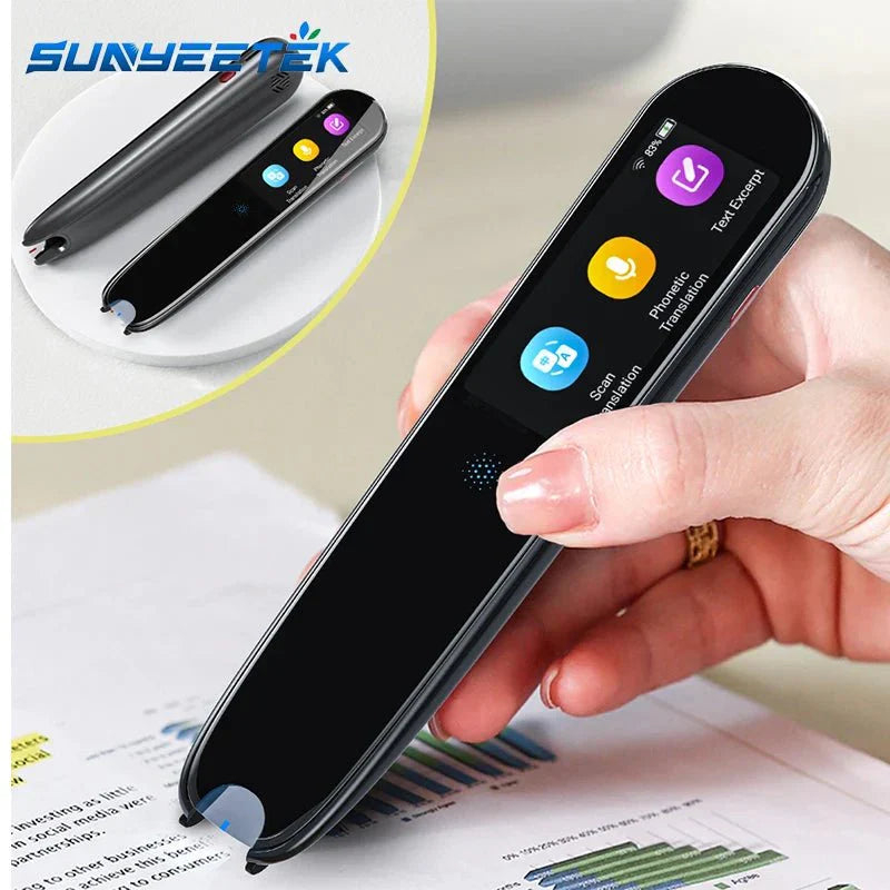 قلم الترجمة الذكي يعمل بالصوت والمسح الضوئي للنص - Makfool