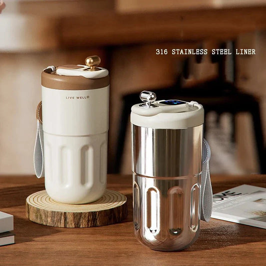 كوب عازل للحرارة من ستانلس ستيل - Makfool