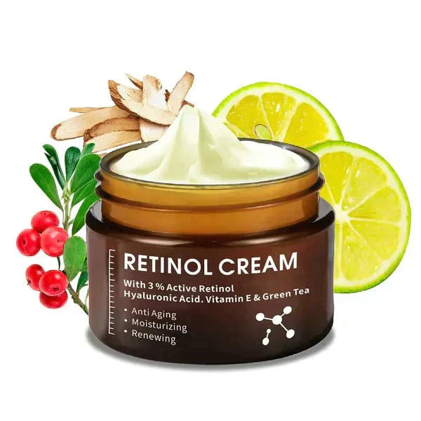 كريم العناية بالريتينول للعناية بالبشرة و تفتيح وشد الوجه من التجاعيد™GLAMOUR - Makfool