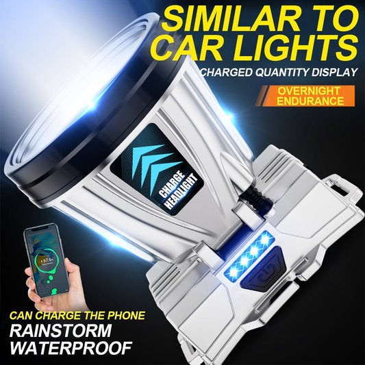 كشاف قوي قابل للشحن مقاوم للماء uae - Makfool