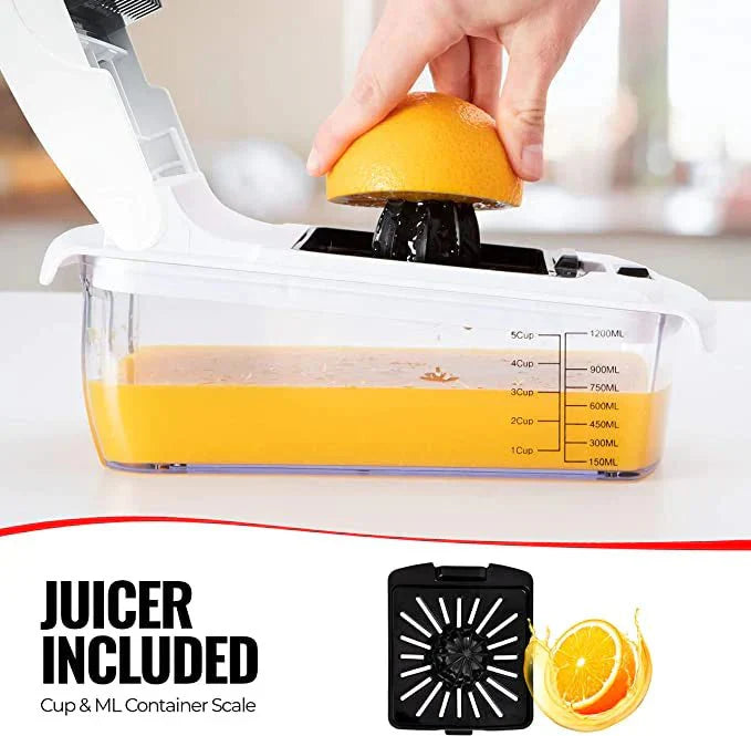 قطاعة الخضار والفواكه 11 في 1 المتكاملة كليا - Makfool