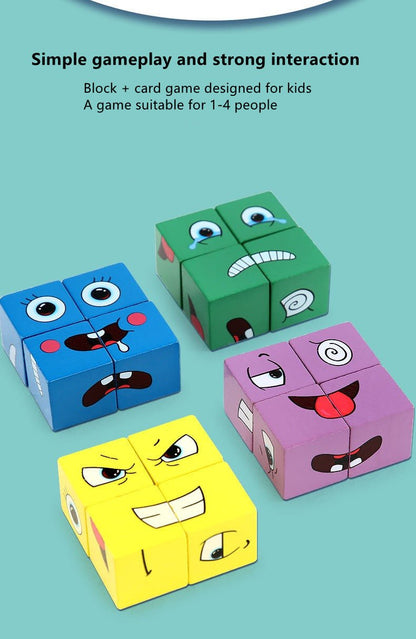 لعبة المكعبات التعليمية المميزة للاطفال - Makfool