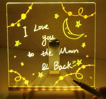 لوح LED مضيء للكاتبة والرسم - Makfool