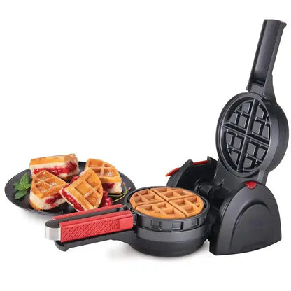 ماكينة صنع الفطائر والوافيل الكهربائية - Makfool