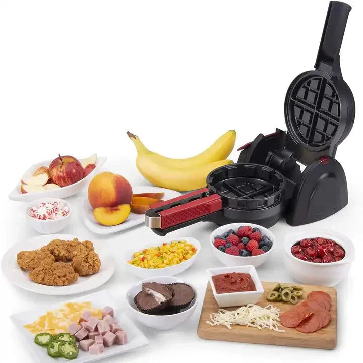 ماكينة صنع الفطائر والوافيل الكهربائية - Makfool