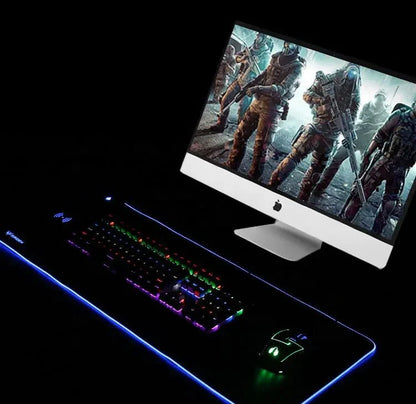 ماوس باد مضيىء LED مع شاحن لاسلكي - Makfool