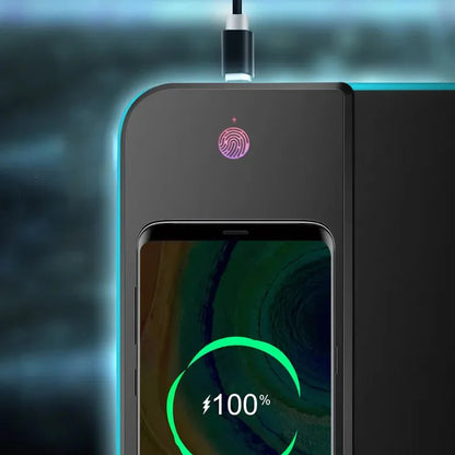 ماوس باد مضيىء LED مع شاحن لاسلكي - Makfool