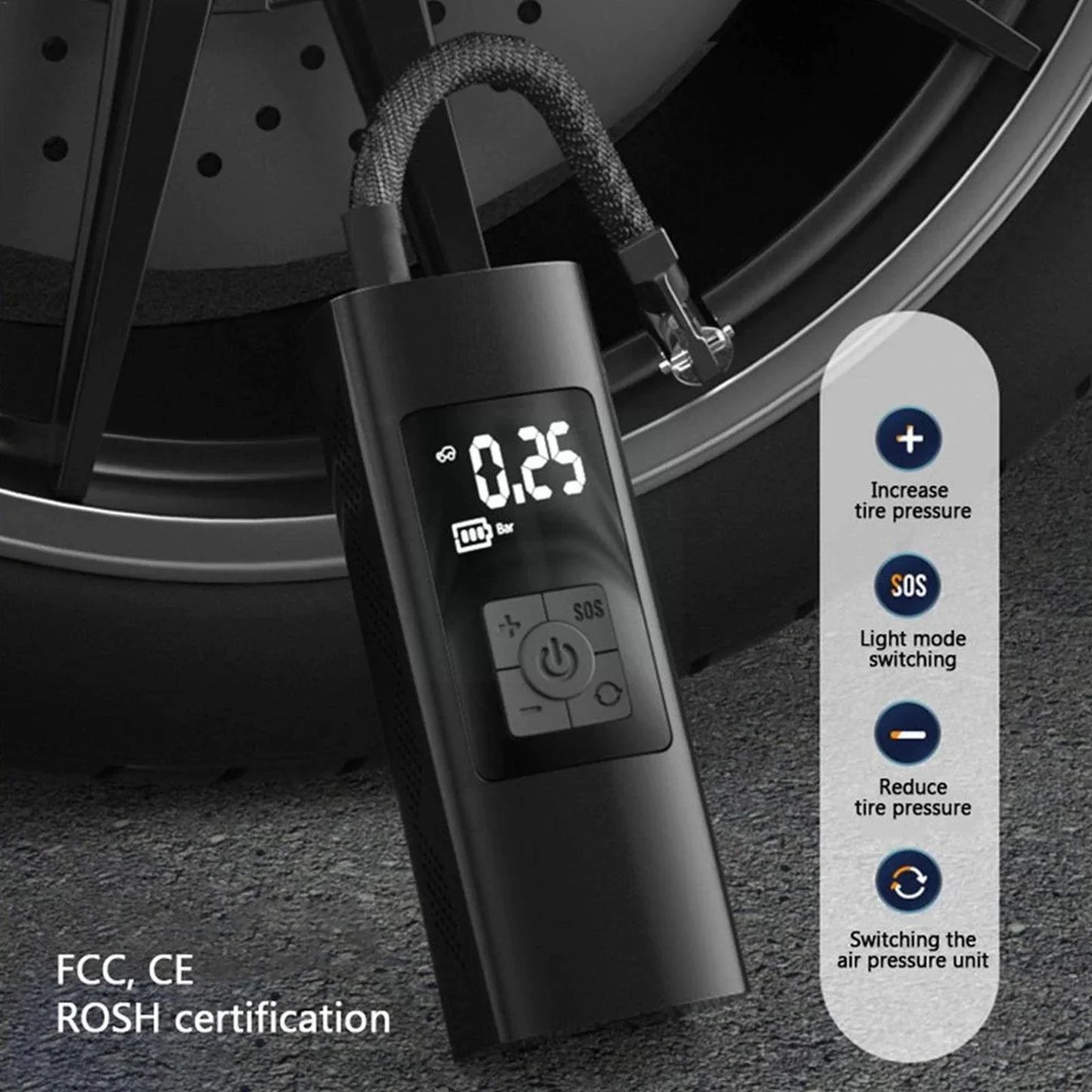 مضخة الهواء الذكية الاسلكية - Makfool