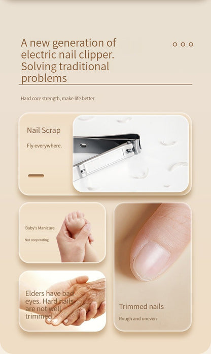 مقص أظافر كهربائي 2 في 1 - Makfool