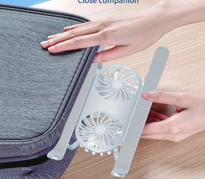 مروحة طوي الألومنيوم, لوحة التبريد لأجهزة اللابتوب - Makfool