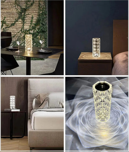 مصباح كريستالي بعدة الوان UAE - Makfool