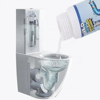 مسحوق تسليك البالوعات لتنظيف الصرف الصحي (عبوتين) - Makfool