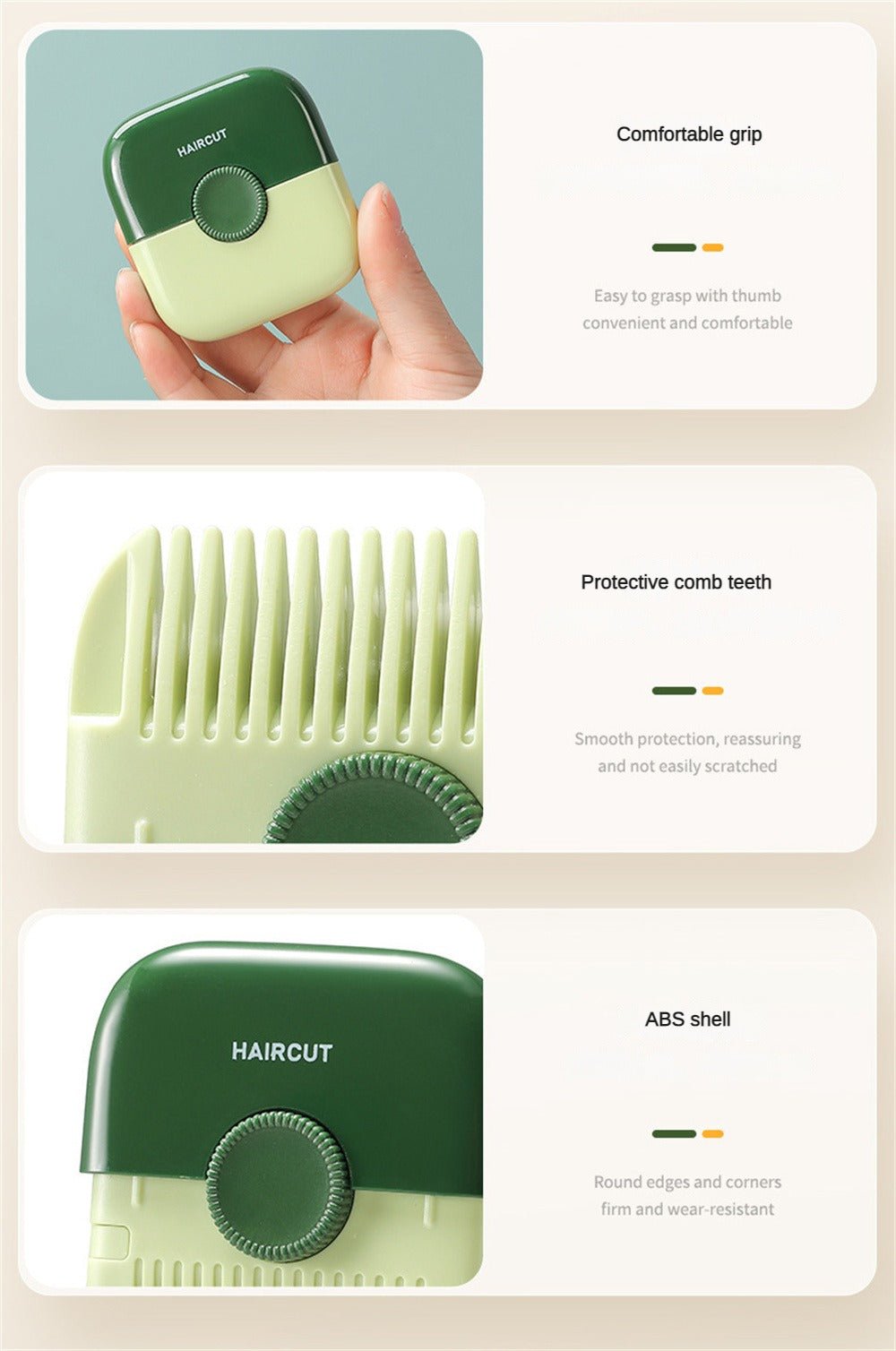 مشط صغير ومميز لقص الشعر - Makfool