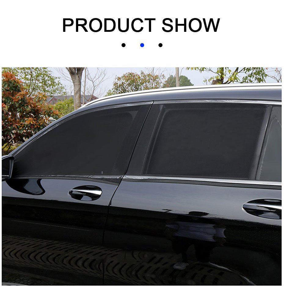 مظلة نافذة السيارة مضاد للبعوض وواقية من الغبار - Makfool