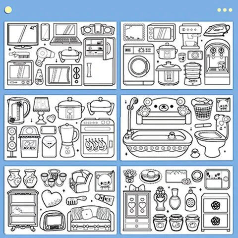 رول اوراق التلوين(عدد 2) - Makfool