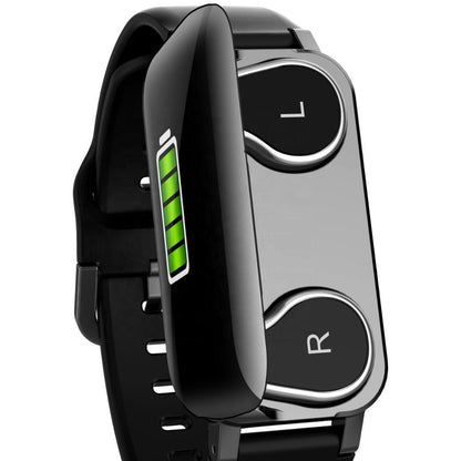 ساعة ذكية مع سماعات 2 في 1 - Makfool