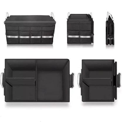 صندوق تخزين متعدد الوظائف للسيارة مع غطاء قابل للإزالة - Makfool