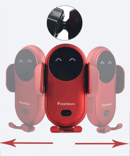 ستاند و شاحن لاسلكي أصلي للجوال في السيارة بقوة شحن عالية - Makfool