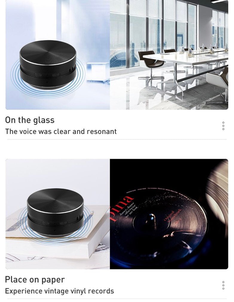 ستيريو مميز لاسلكي محمول يعمل بالبلوتوث - Makfool