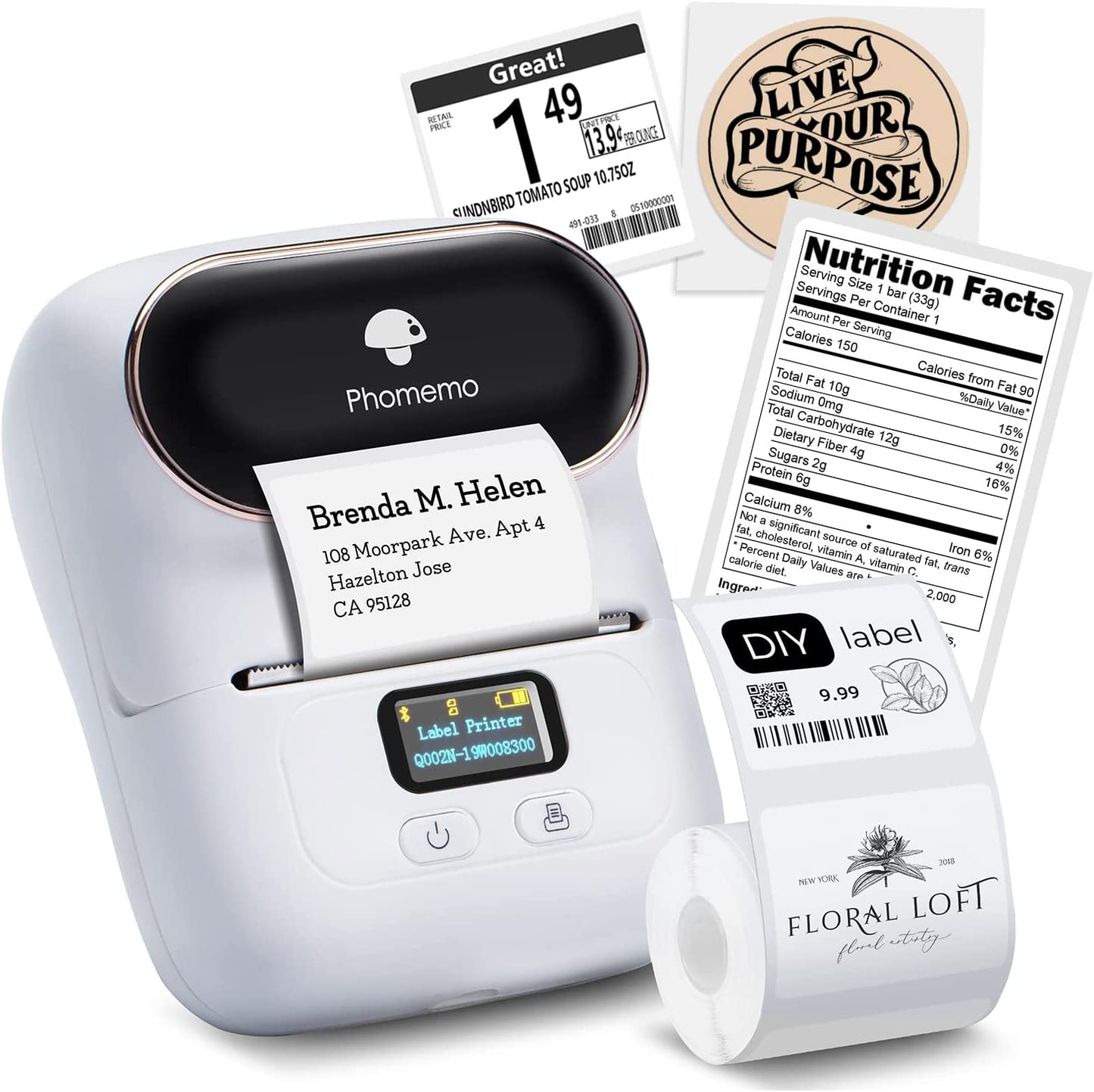 طابعة ملصقات حرارية للمشاريع الصغيره - Makfool